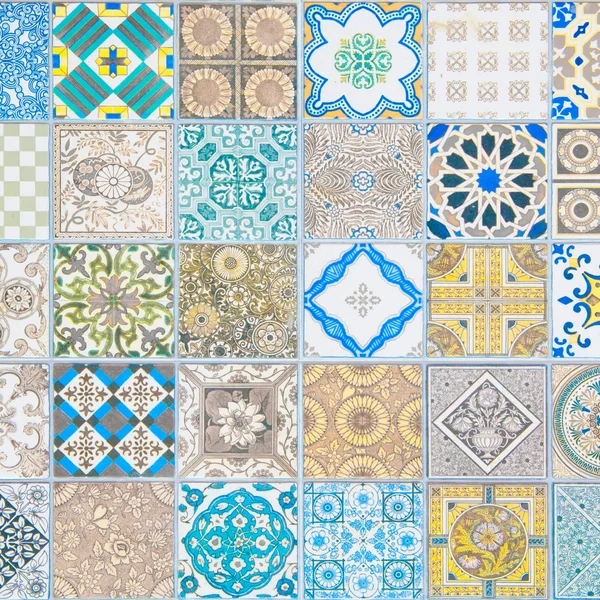 Azulejos de cerámica patrones — Foto de Stock