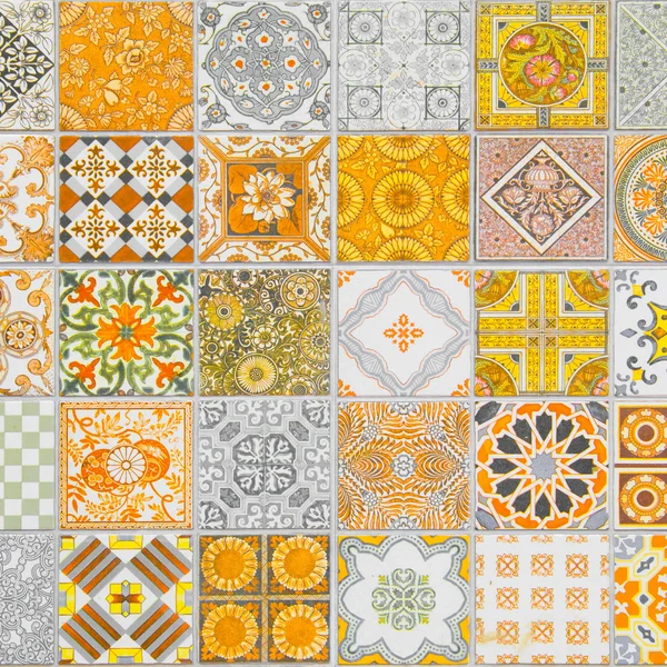 Azulejos de cerámica patrones — Foto de Stock