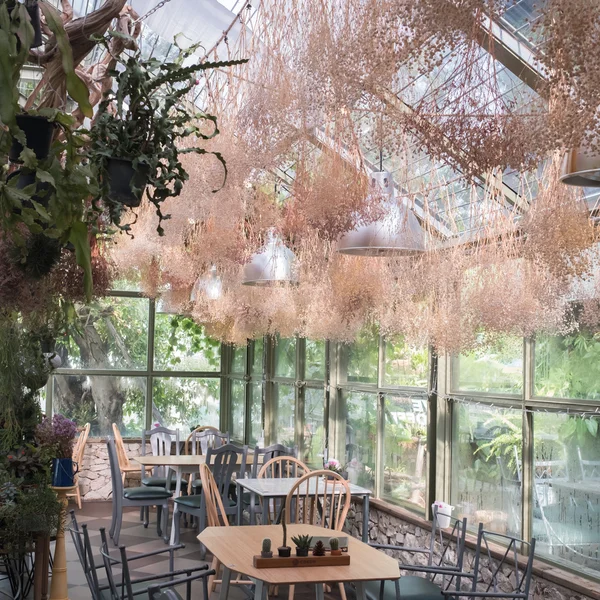 Café bar interior na lateral — Fotografia de Stock