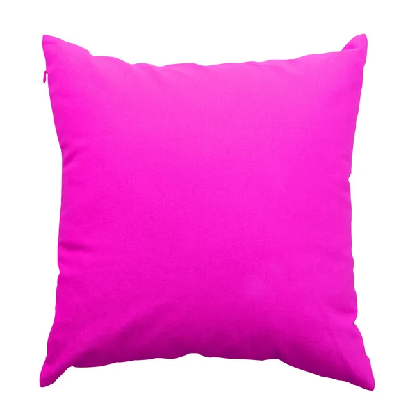 Cuscini rosa isolati su sfondo bianco — Foto Stock