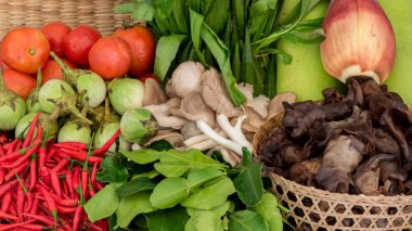 Farklı sebze sepeti kümesi
