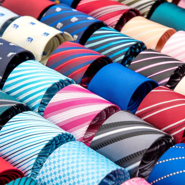 Neck ties in the market — Stock Photo, Image