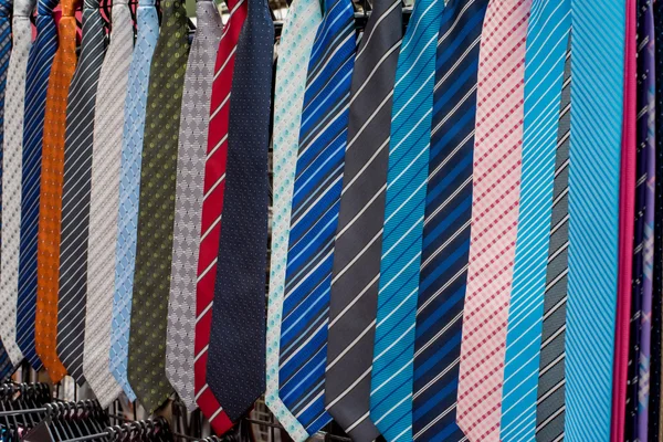 Neck ties in the market — Stock Photo, Image