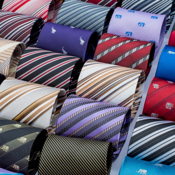 Neck ties in the market — Stock Photo, Image