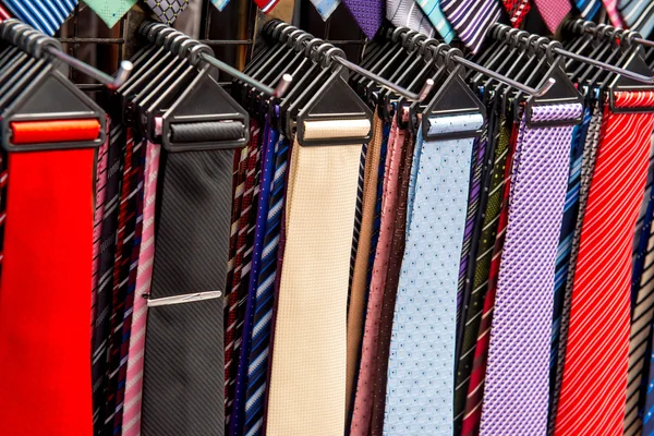 Neck ties in the market — Stock Photo, Image