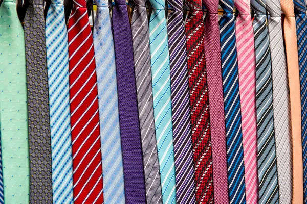 Neck ties in the market — Stock Photo, Image