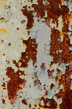 Oluklu demir paslı metal doku