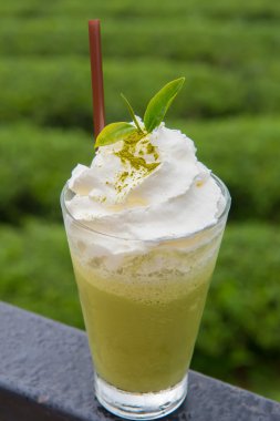 yeşil çay frappe