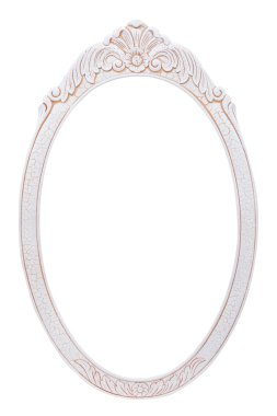 Beyaz arka plan üzerinde beyaz ahşap çerçeveler