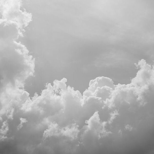 black and white clouds