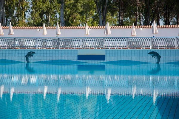 Detalhes Uma Piscina — Fotografia de Stock