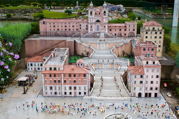 Piazza di spagna, italien im miniaturpark, rimini Stockbild