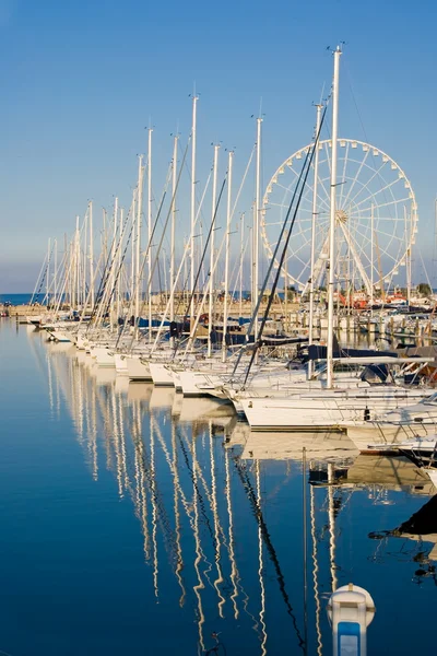 Port de Rimini, Italie Photos De Stock Libres De Droits