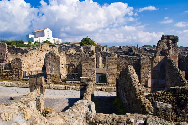 Archeological excavations of Pompeii, Italy — Stock Photo, Image