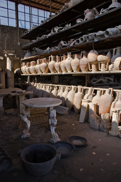 Excavaciones arqueológicas de Pompeya, Italia — Foto de Stock