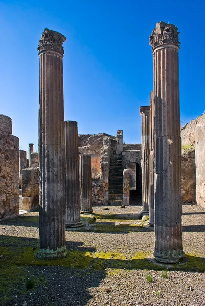 Pompei, İtalya'nın arkeolojik kazı çalışmaları — Stok fotoğraf