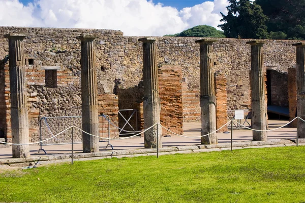Archäologische Ausgrabungen in Pompeji, Italien — Stockfoto