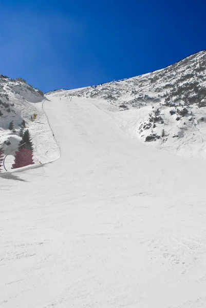Alpine ski run — Stock Photo, Image