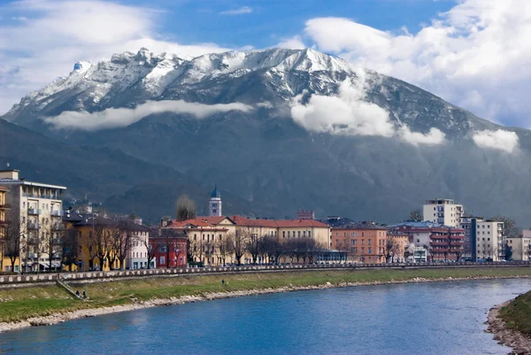 Blick auf Trento, Italien Stockbild
