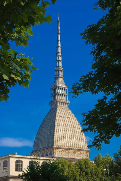 Der mole antonelliana in turin, italien — Stockfoto