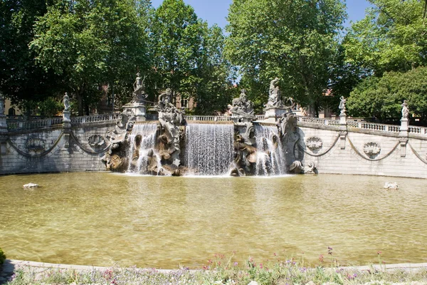 Szökőkút a tizenkét hónapos, Torino — Stock Fotó