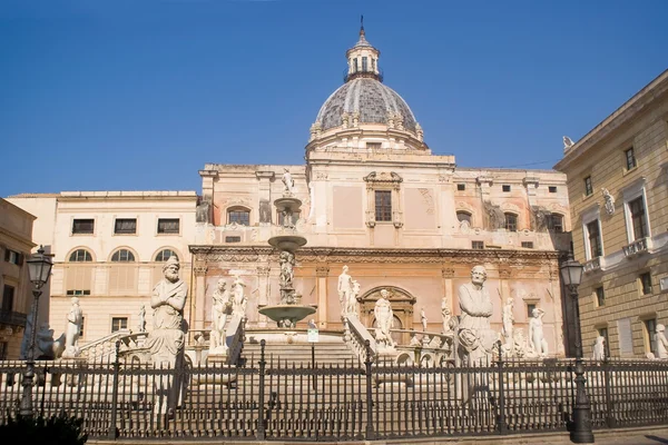 Pretoria fontána, Palermo — Stock fotografie