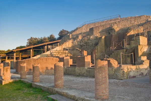 Nisida Island, Napoli arkasında günbatımı — Stok fotoğraf