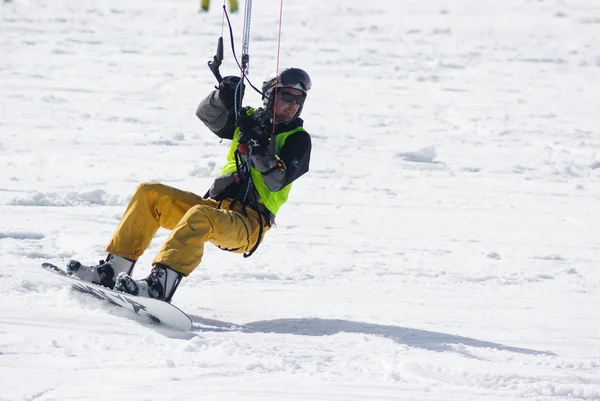 Світ snowkite конкурс Altosangro 2016 — стокове фото