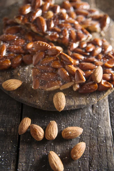 Crunchy with almonds — Stock Photo, Image