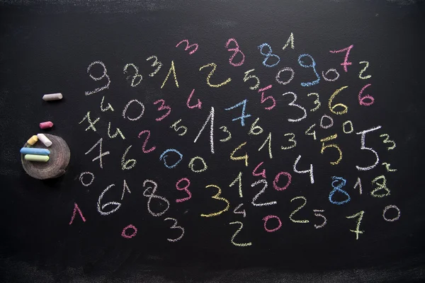 Various colored numbers — Stock Photo, Image