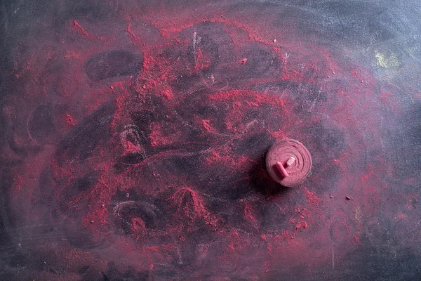 红粉笔灰 — 图库照片