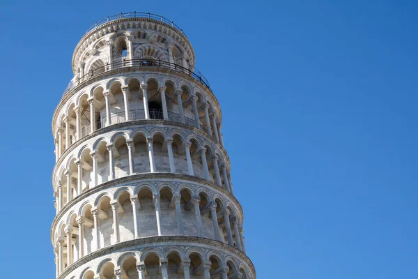 Perspectiva Arquitetura Torre Inclinada Pisa Toscana Itália — Fotografia de Stock