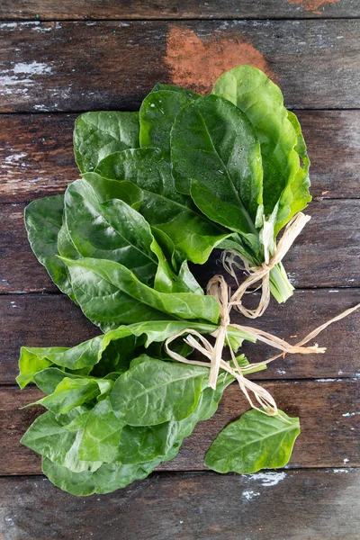 Product Garden Spring Season Harvesting Chard Leaves — Stock Photo, Image