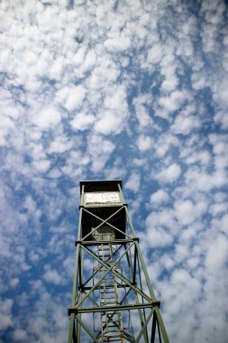 Steel tower, reference point for the sighting of fires in the summer. 