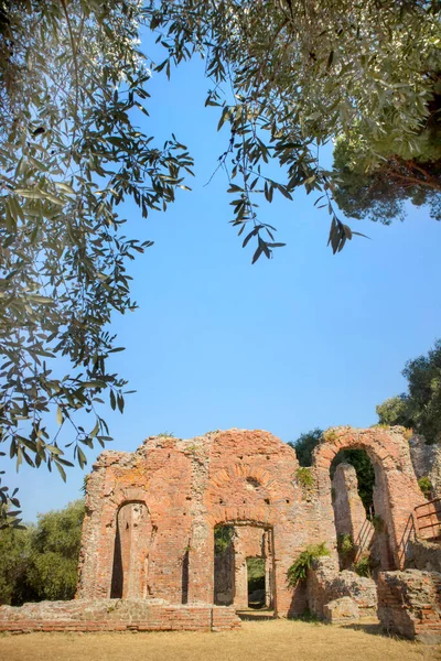 Resti Della Villa Dei Venulei Risalente All Impero Romano Nella — Foto Stock