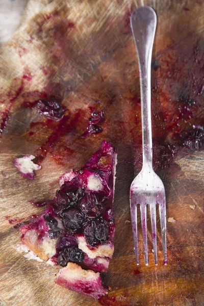 Focaccia à la fraise de raisin rouge — Photo