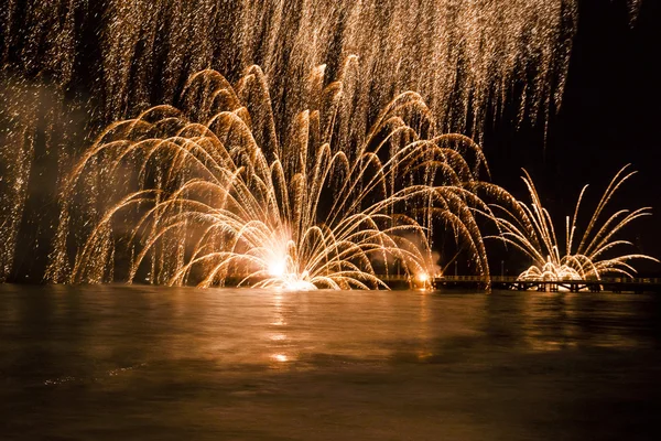 Fireworks in Forte dei Marmi — Stock Photo, Image