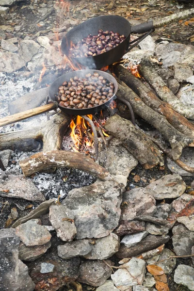 Roasted chestnuts — Stock Photo, Image