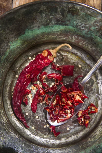 Chiles rojos secos — Foto de Stock