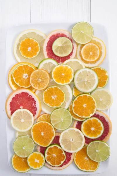 Färgerna på citrusfrukter — Stockfoto