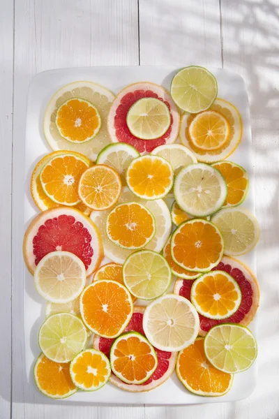 The colors of citrus fruits — Stock Photo, Image