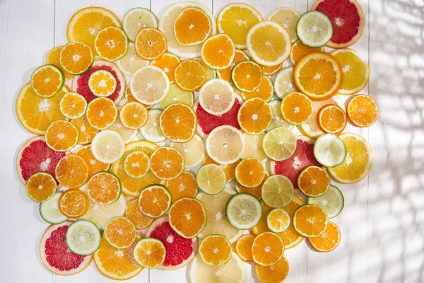 柑橘系の果物の色 — ストック写真