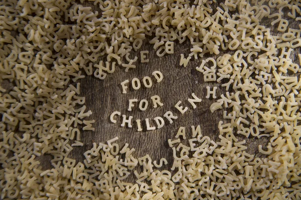 Pasta for children — Stock Photo, Image