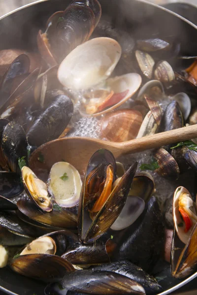 Zuppa di frutti di mare — Foto Stock