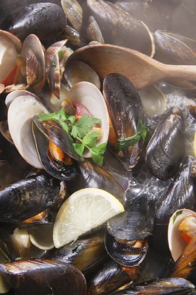 Zuppa di frutti di mare — Foto Stock