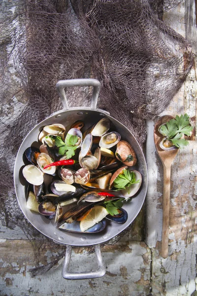 Zuppa di frutti di mare — Foto Stock