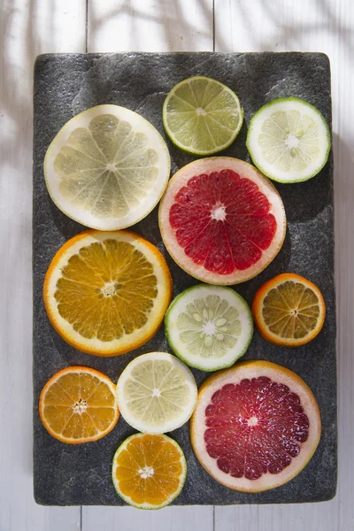 柑橘系の果物の色 — ストック写真