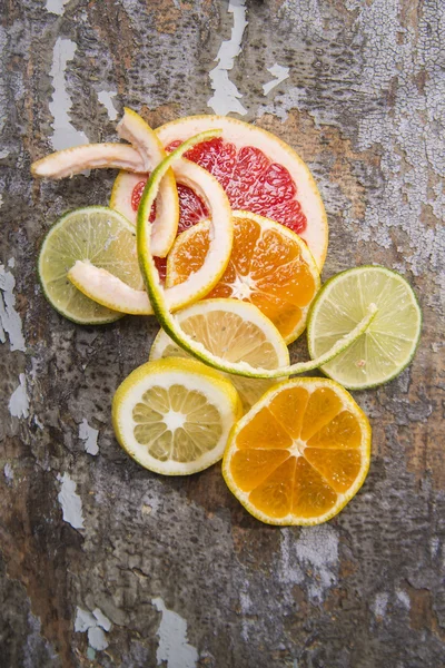 The colors of citrus fruits — Stock Photo, Image