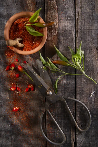 Pó de pimenta — Fotografia de Stock