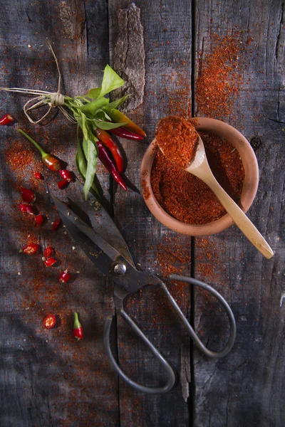 Pó de pimenta — Fotografia de Stock